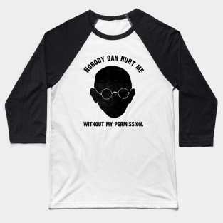 BLM - Nobody Can Hurt Me (dark) Baseball T-Shirt